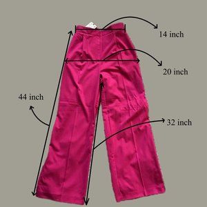 Pink Full Length Dress Pants